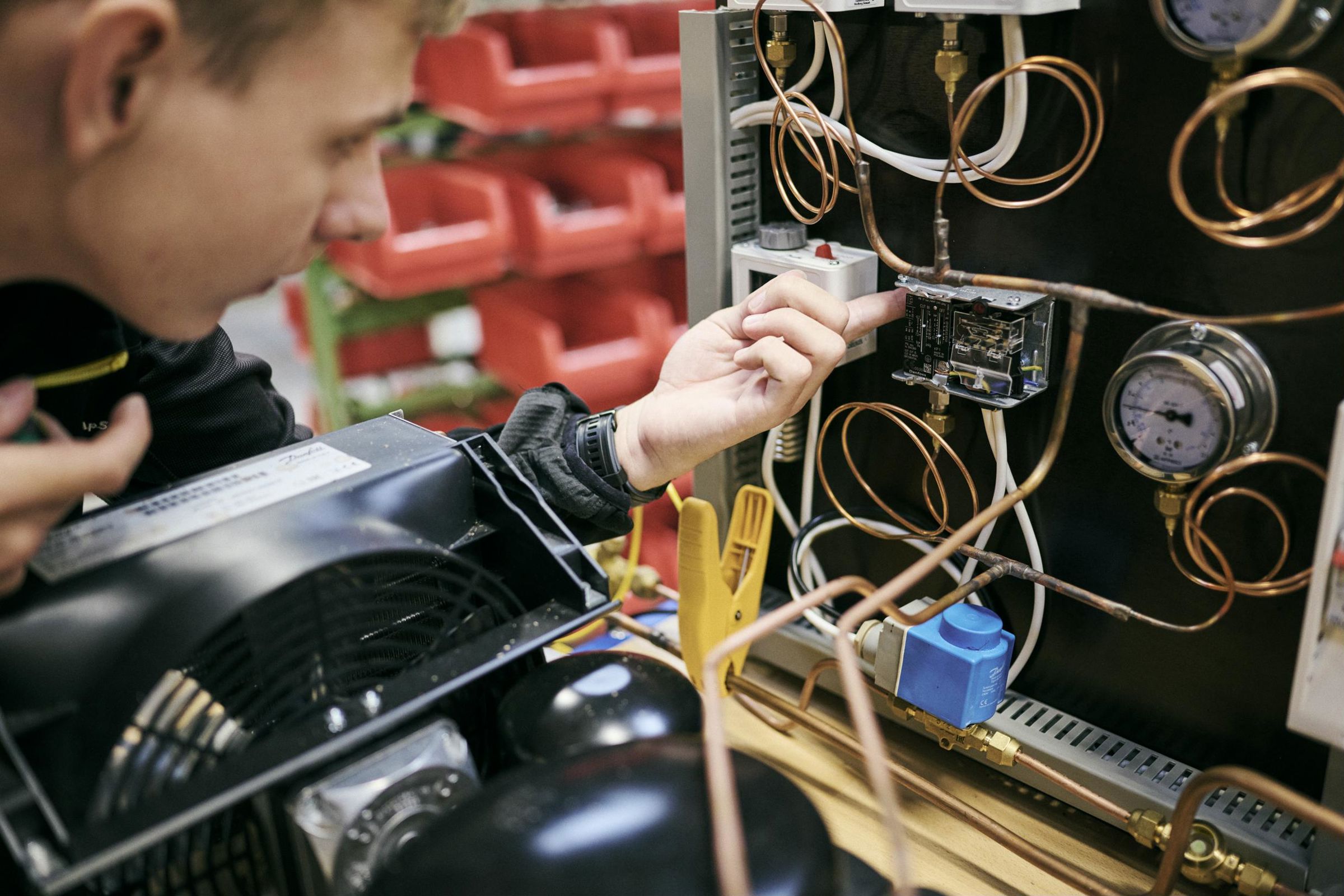 Der er mange små detaljer, man skal have styr på som vvs-energispecialistlærling.